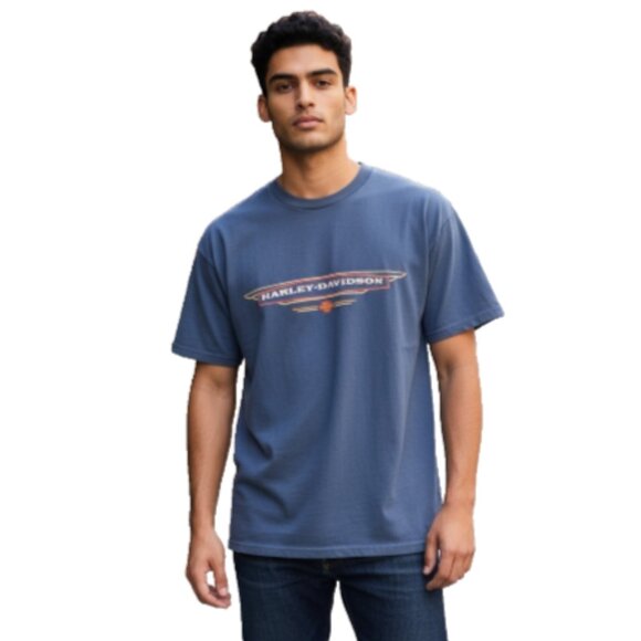 Harley-Davidson Men’s T-Shirt Sz L Black Atlanta GA Dealer Tee Short Sleeve - Picture 1 of 15